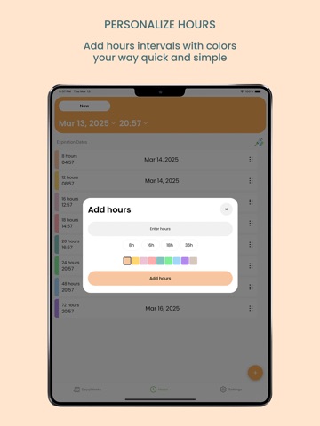 RxDateCalc iPad screenshot