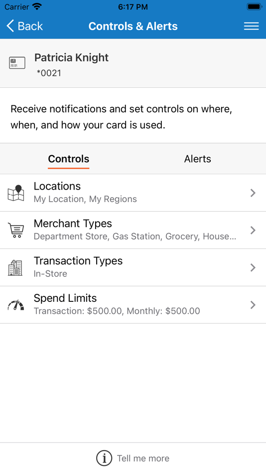 #2. MB Card Secure (iOS) By: The Middlefield Banking Company