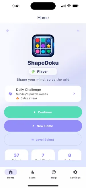 ShapeDoku Puzzle screenshot 3