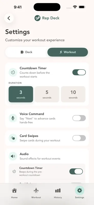 Rep Deck: Card Workout screenshot 7 of 7
