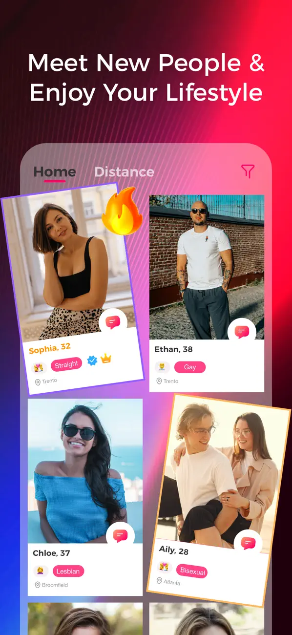 Screenshot #2 pour Couples, Singles Dating: Trios