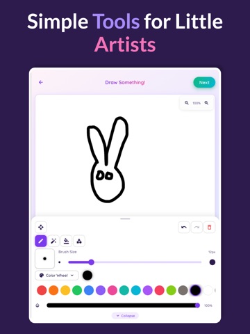 Kids Art Studio - AI Drawing iPad screenshot