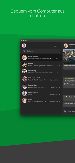 ?Threema. Der sichere Messenger Screenshot