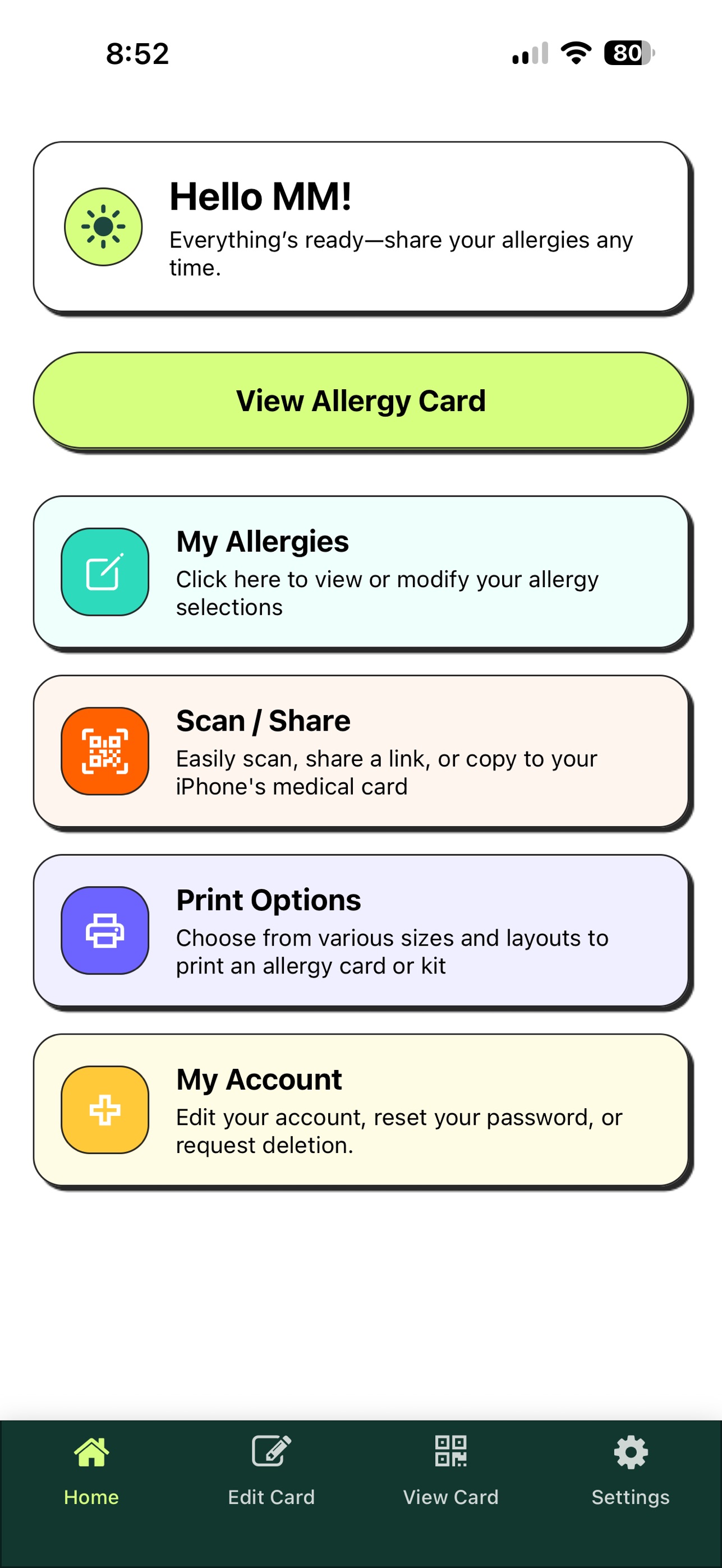 Screenshot 5 of The Food Allergy App