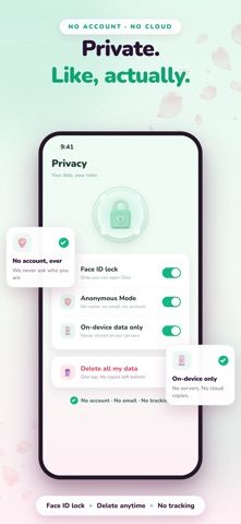 Gloz - Cycle & Period Tracker screenshot