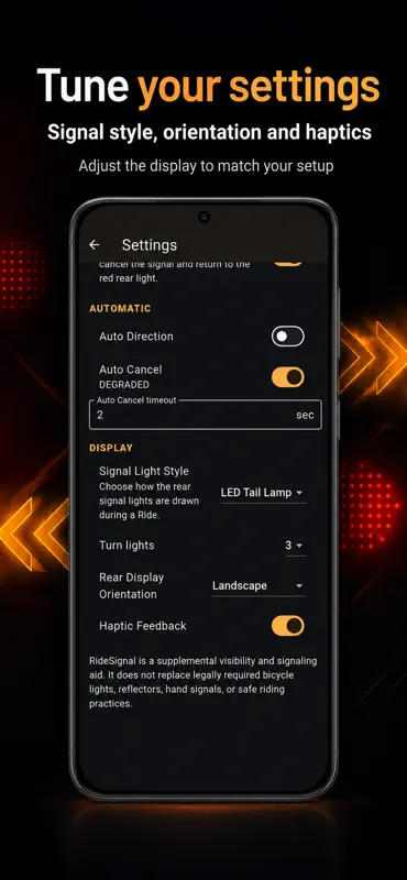 RideSignal: Turn Signals screenshot 3 of 10
