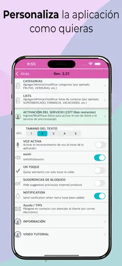 Captura de pantalla de SHOPPPY - Lista De La Compra en iPhone 5