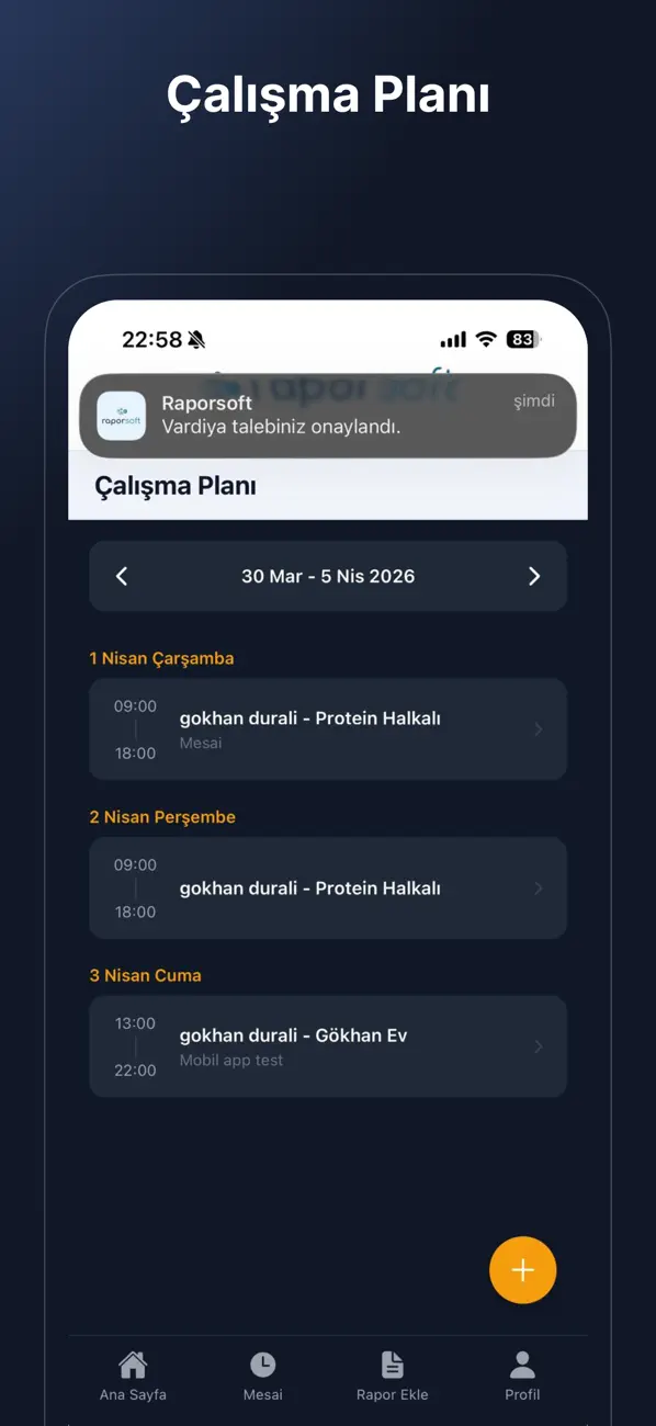 Screenshot #3 pour RaporSoft