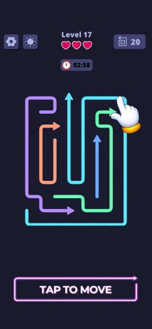 Arrow Flow: Tap Out Puzzle iPhone screenshot
