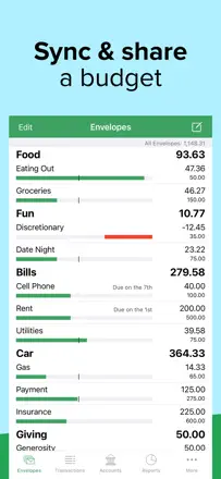 Goodbudget Budget Plannerのスクリーンショット（1/9）