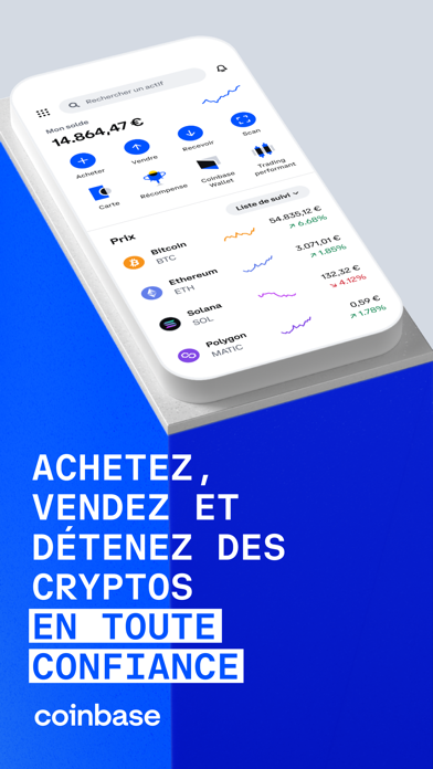 Screenshot #1 pour Coinbase: Acheter des bitcoins