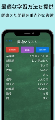 小学４年生漢字マスター：最短で学習スピードラーニング iPhone screenshot