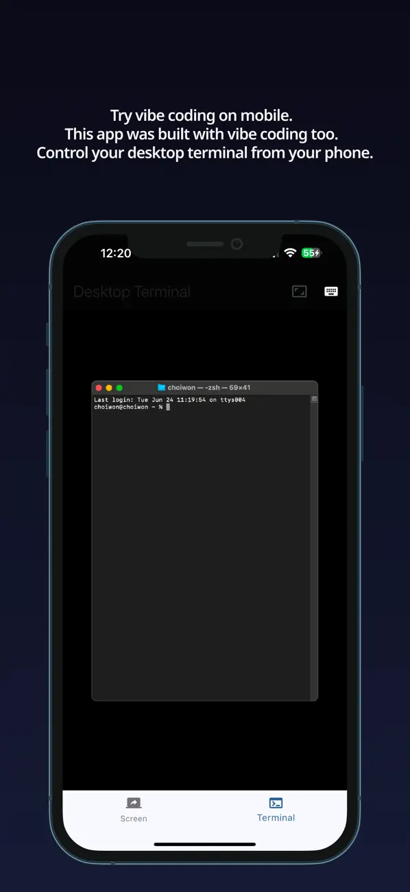 #1. Mobile Code Remote Desktop (iOS) 来自: won choi