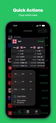 Currency Converter Currio iPhone screenshot