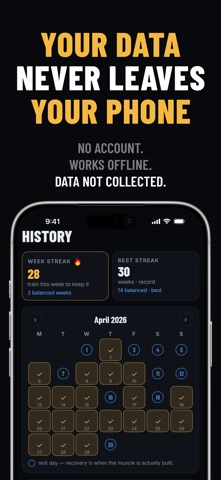 RankXP: Gym & Workout Tracker Screenshot 4 of 8