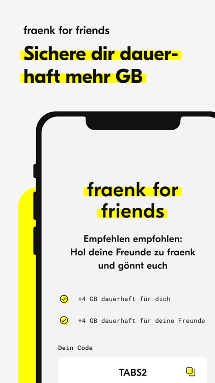fraenk: Die Mobilfunk App