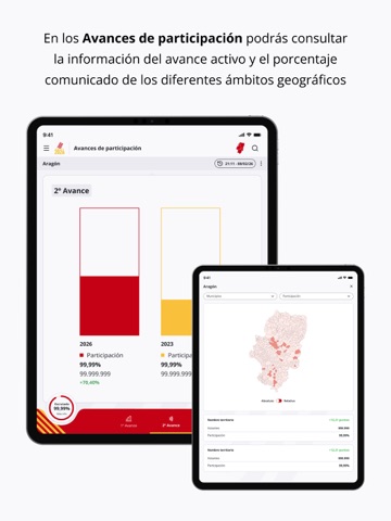 Elecciones Aragón 26 iPad screenshot