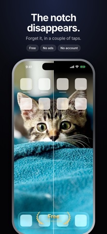 Hide The Notch app screenshot