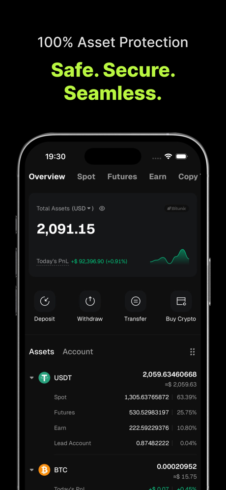 Bitunix: Trade Crypto, Bitcoin screenshot 6