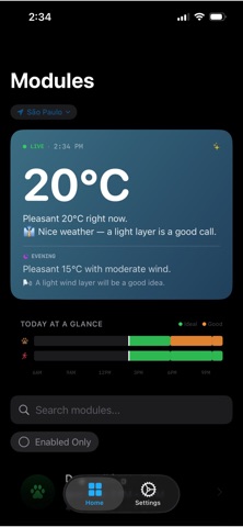 RoutineWeather screenshot