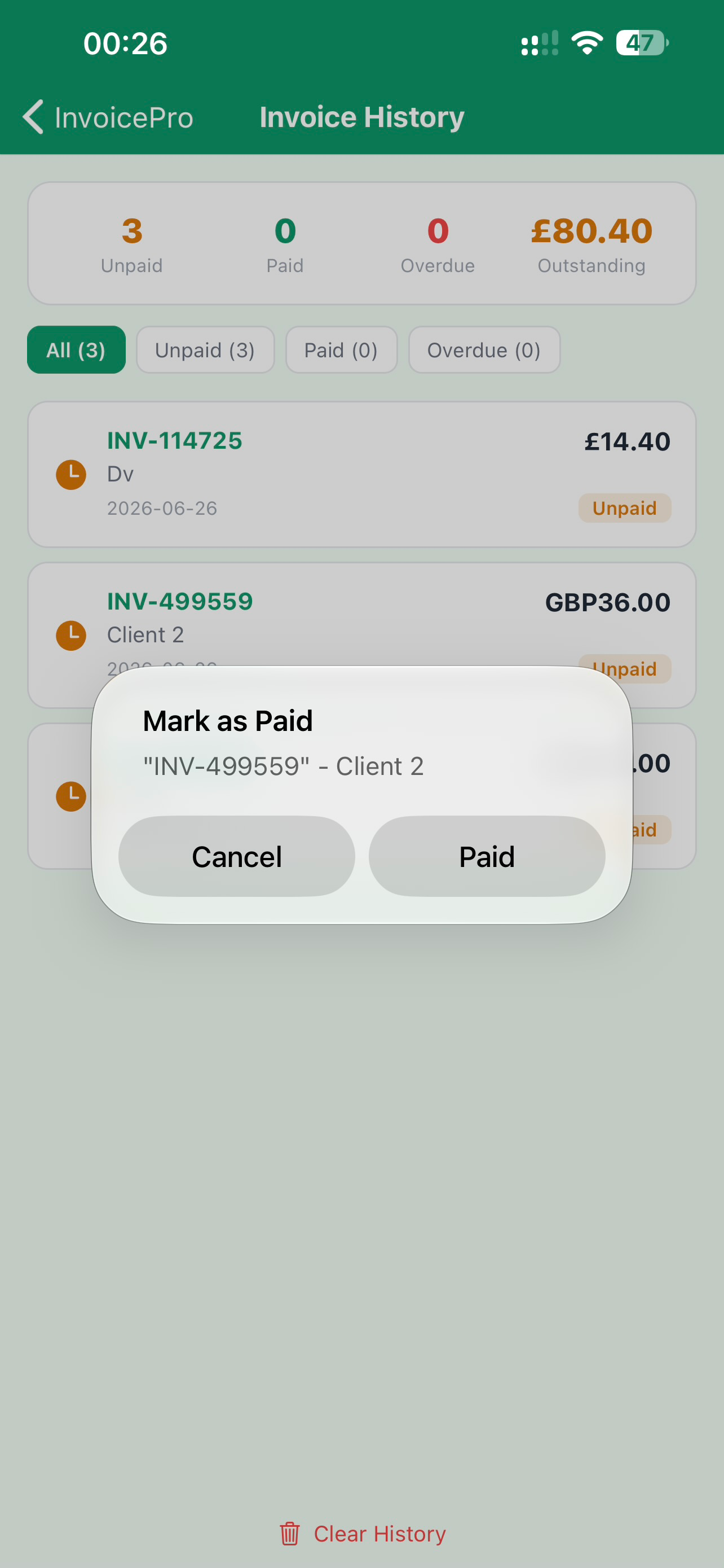InvoicePro: Invoices Made Easy screenshot 8