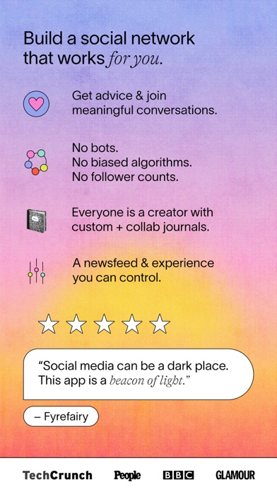 Communia: women's social media Screenshot