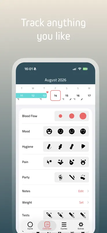 iWoman: Ciclo e Menstruação screenshot 2 of 6