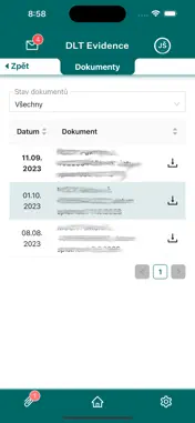 DLT register screenshot 3