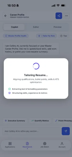 Calibry AI screenshot 2