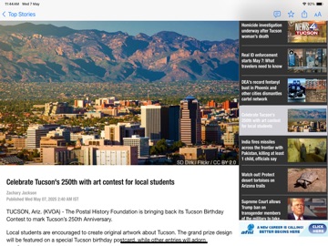 News 4 Tucson iPad screenshot