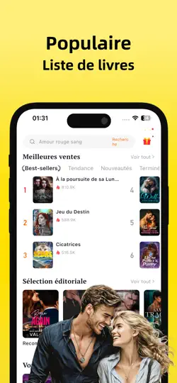 Capture d'écran de AnyStories - Romans & Livres sur iPhone 2