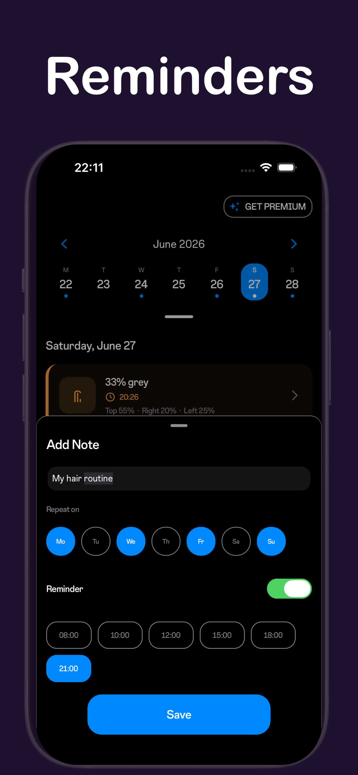Gray Hair Tracker screenshot 4