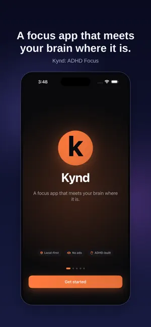 Kynd: ADHD Focus screenshot 1