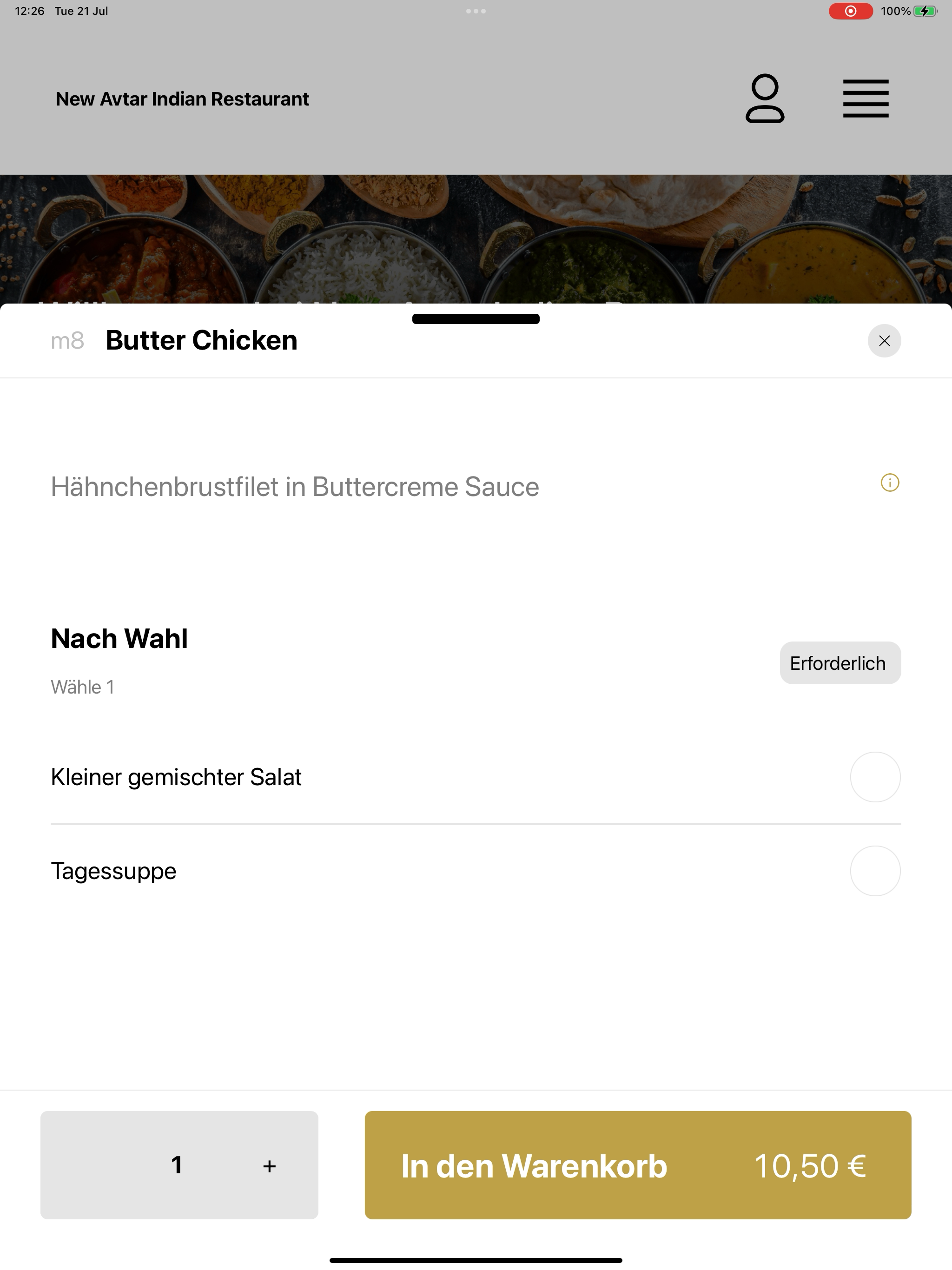 New Avtar Indian Restaurant screenshot 16