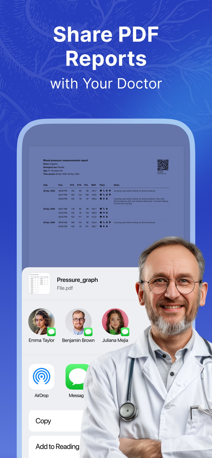 Blood Pressure Monitor Log