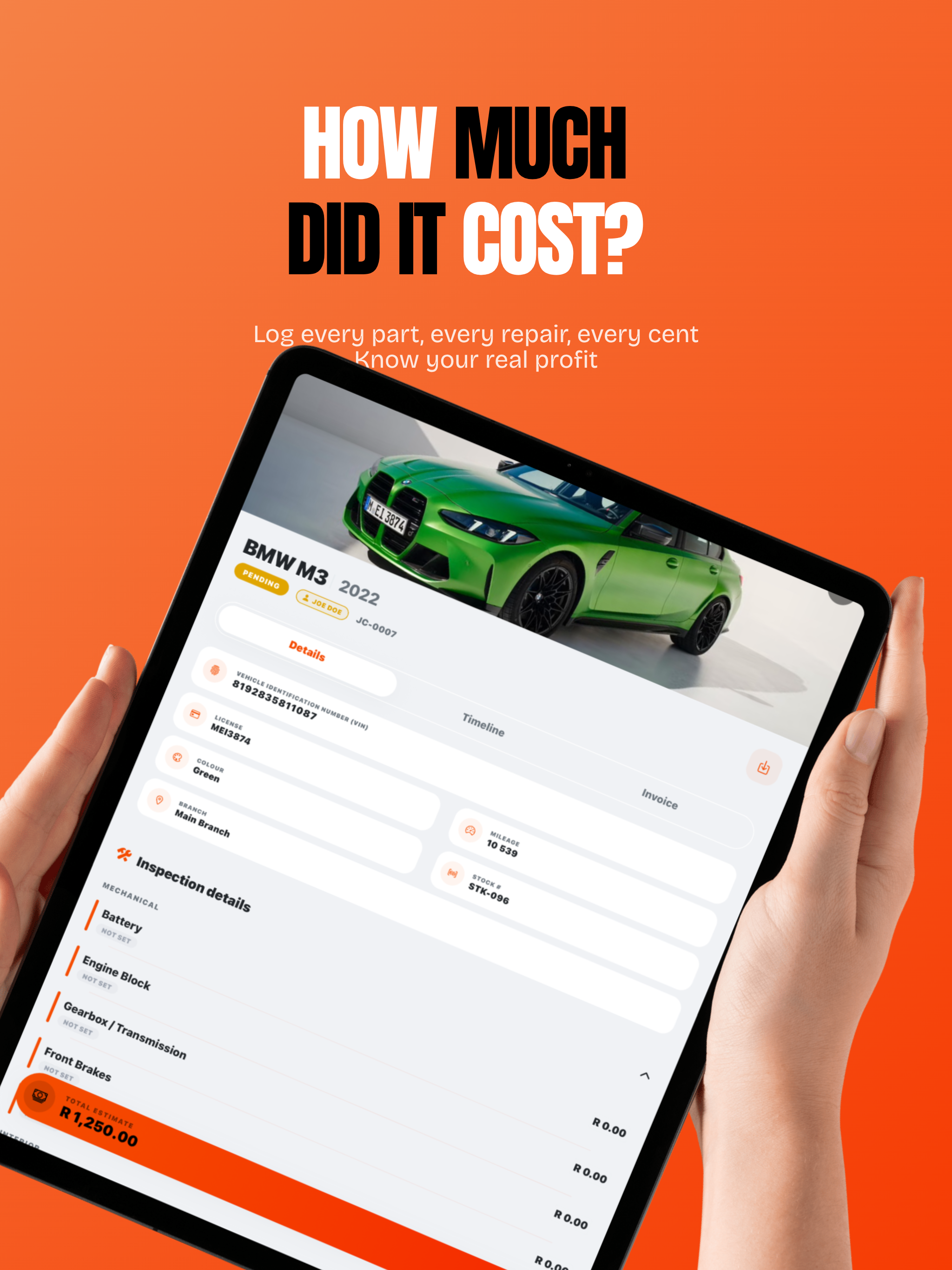 ReconGo: Car Workshop Tracker screenshot 14
