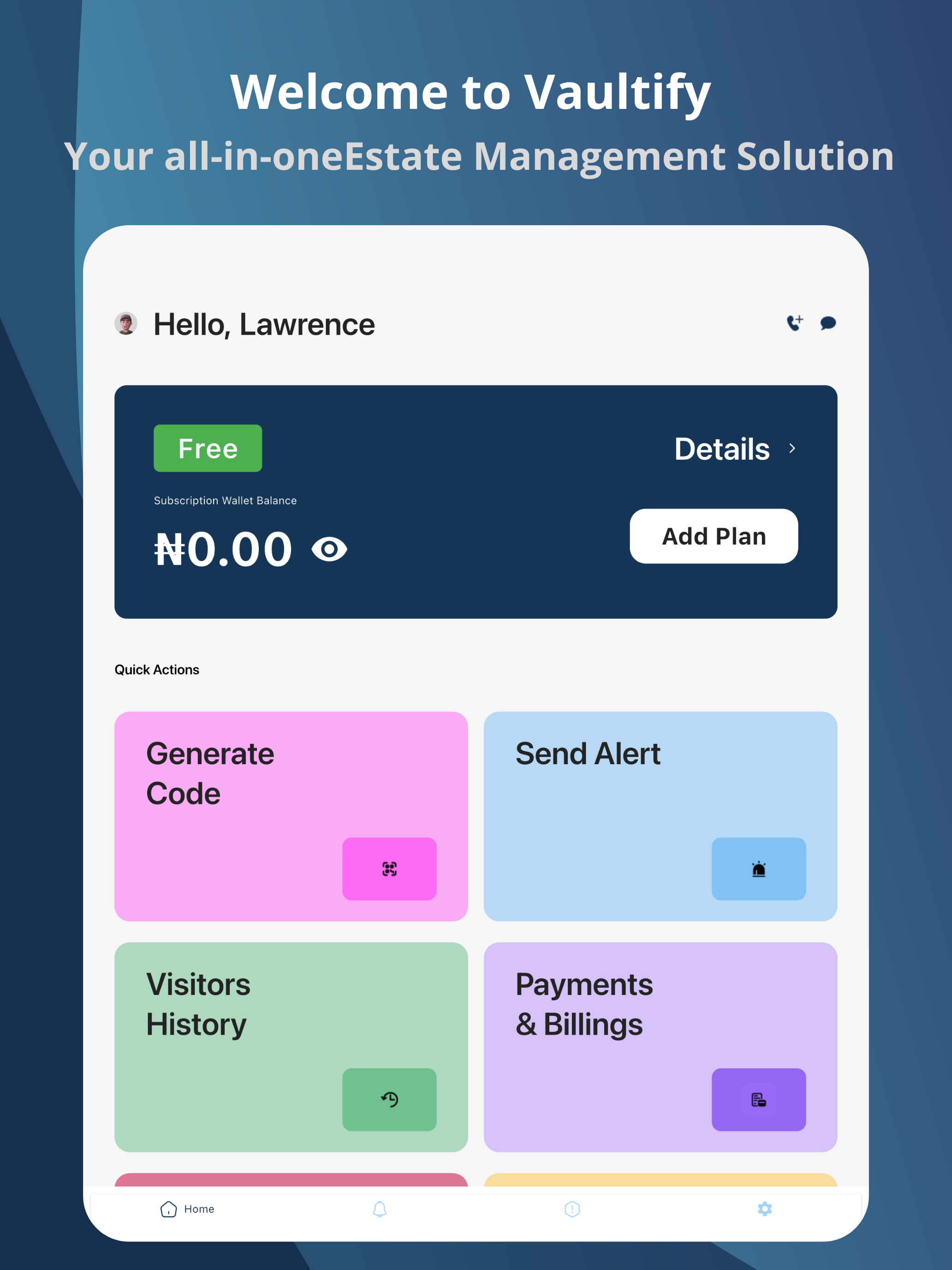 Vaultify | Estate App