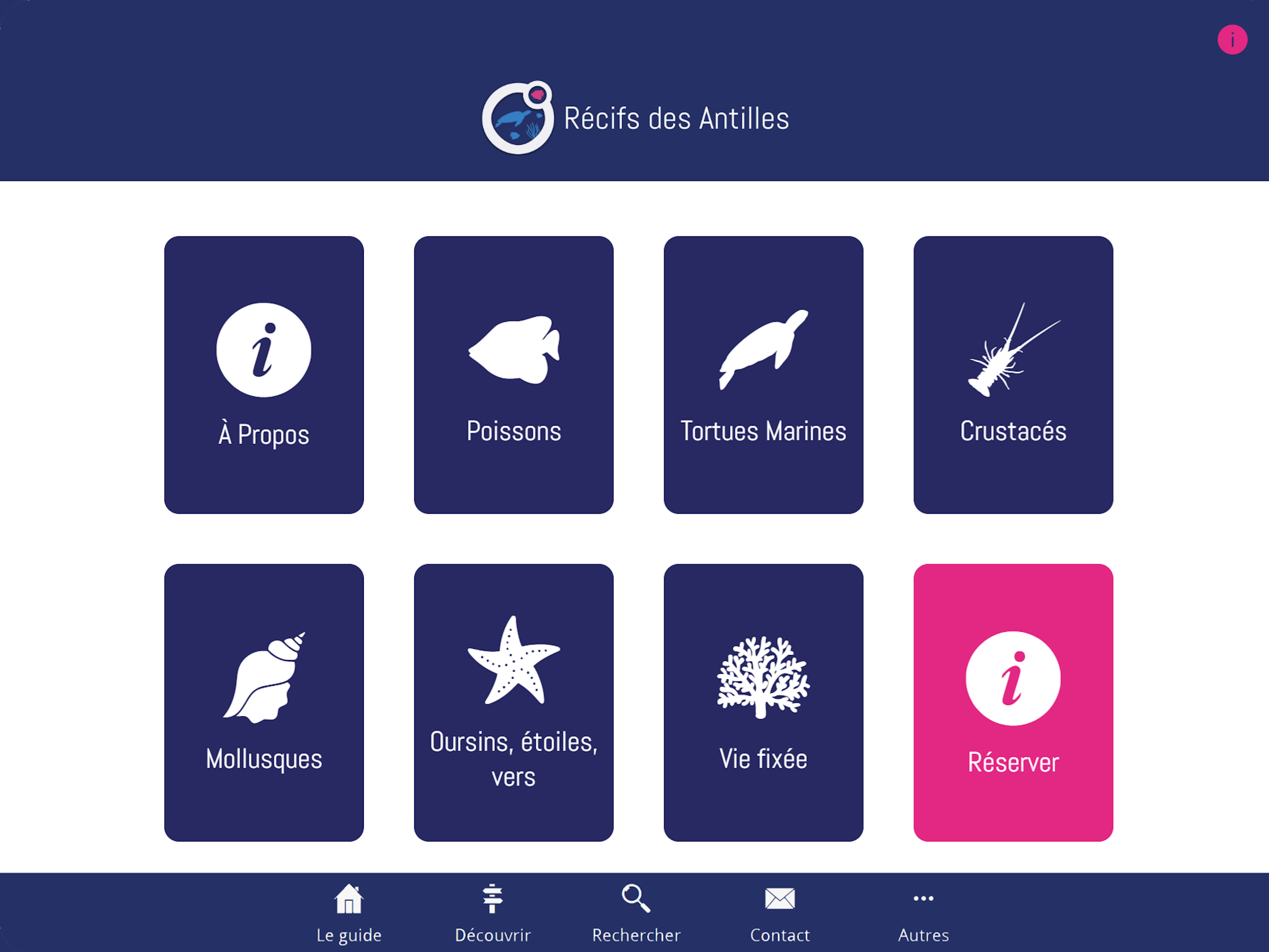 Guide des récifs des Antilles