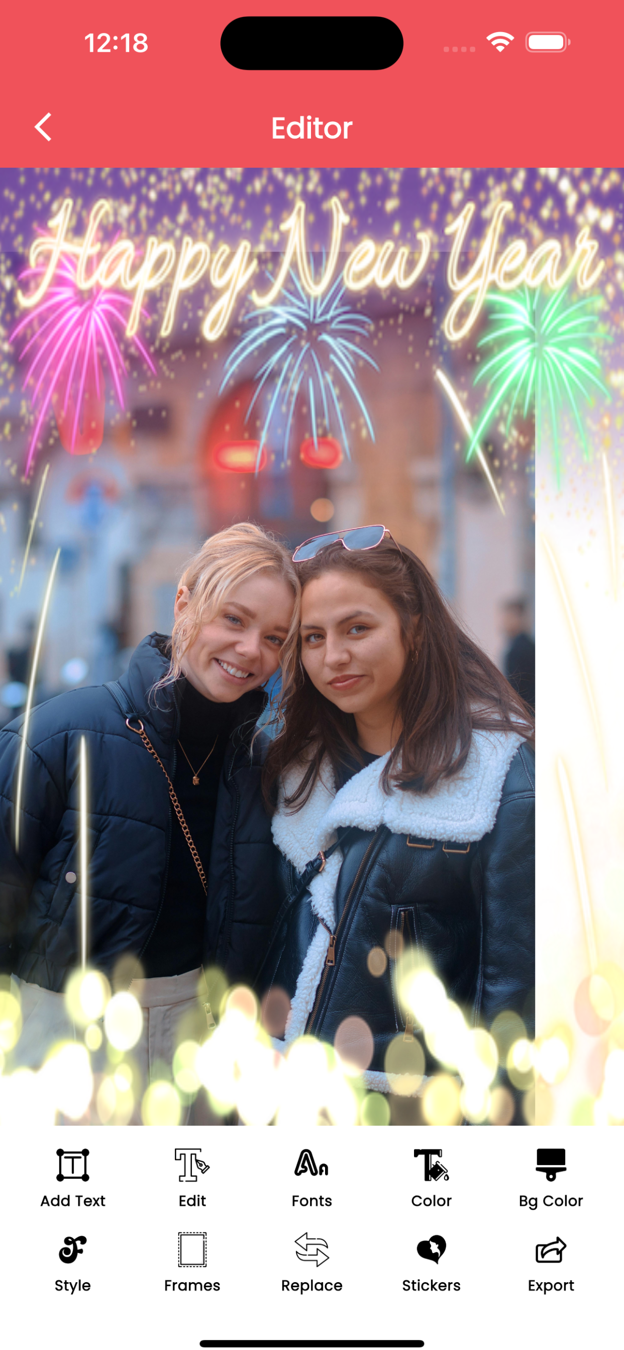 New Year Photo Frames Pro screenshot 3