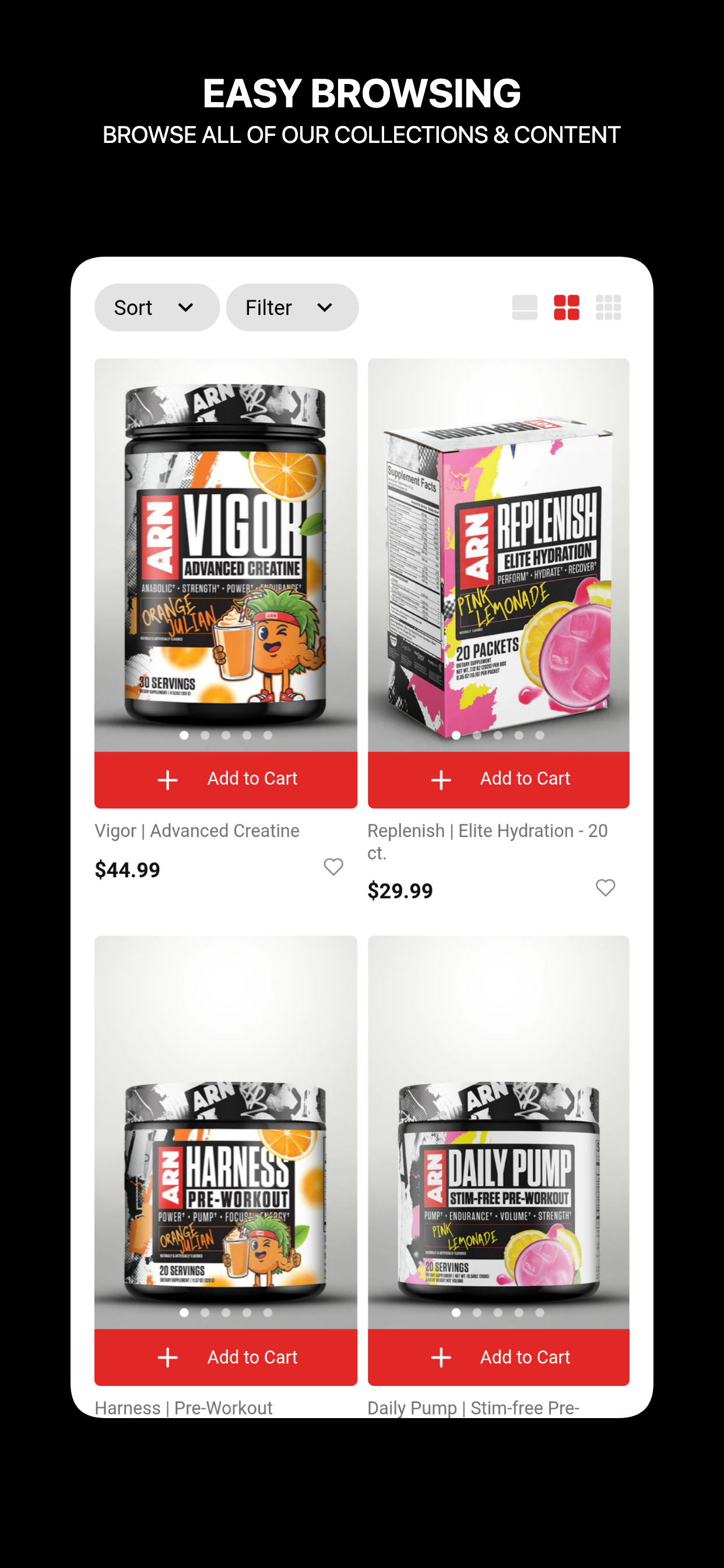 Arms Race Nutrition screenshot 4
