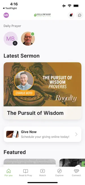 Fellowship Greenville screenshot 1