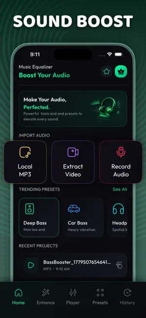 Music Equalizer - Bass Booster screenshot 1
