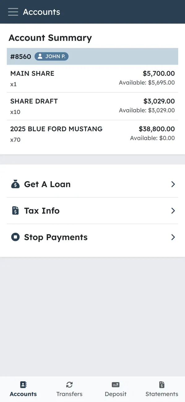 Screenshot #1 pour Athens Area Credit Union