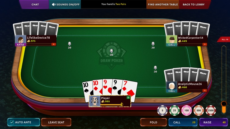 Draw Poker Online screenshot 6