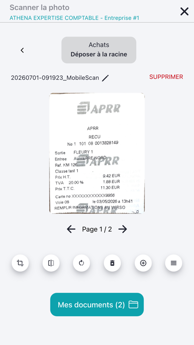 ATHENA EXPERTISE COMPTABLE screenshot