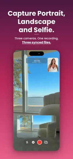 Capture d'écran de TripleShot Recorder sur iPhone 2