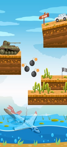 Draw Line Bridge Game 2D iPhone screenshot