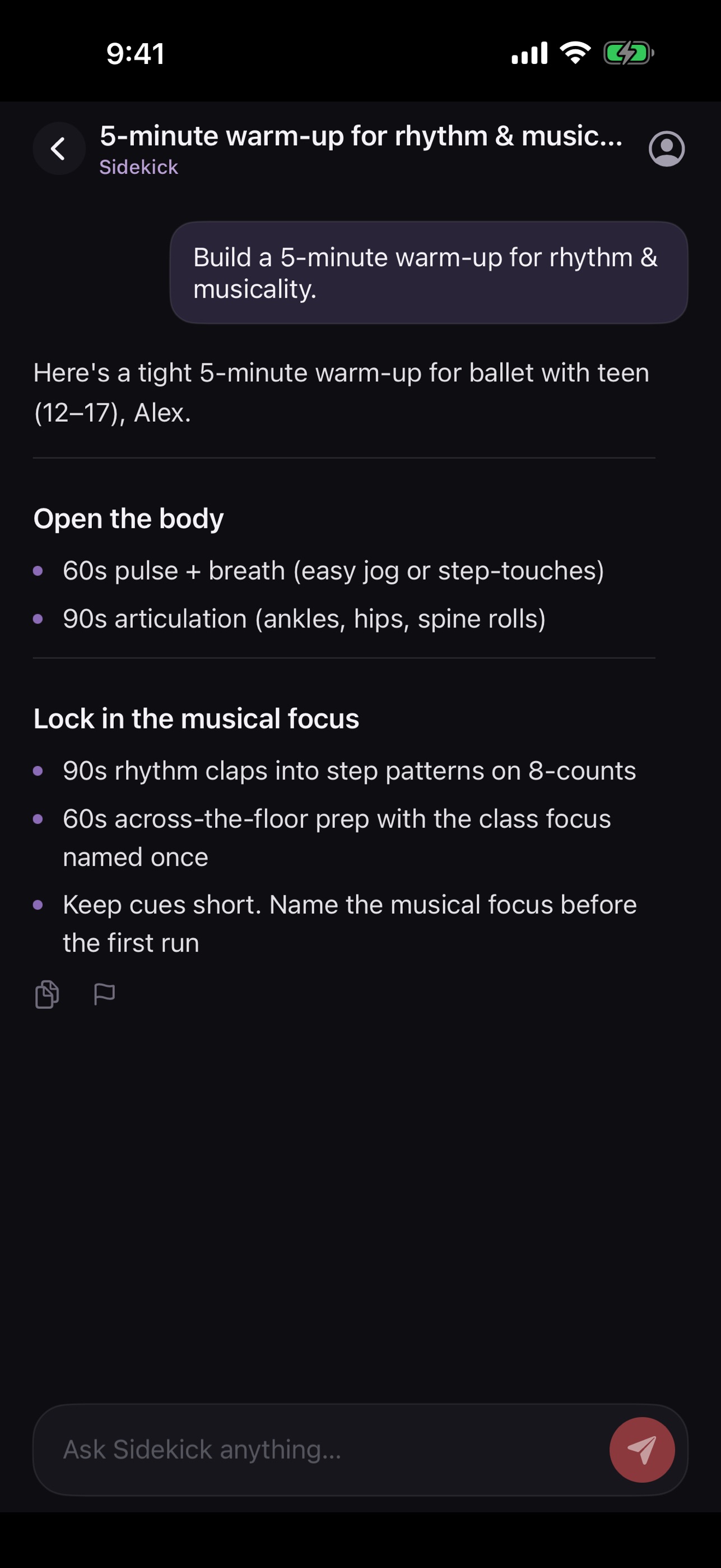 Screenshot 2 of Dance Teacher Sidekick