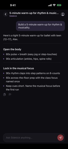 App screenshot