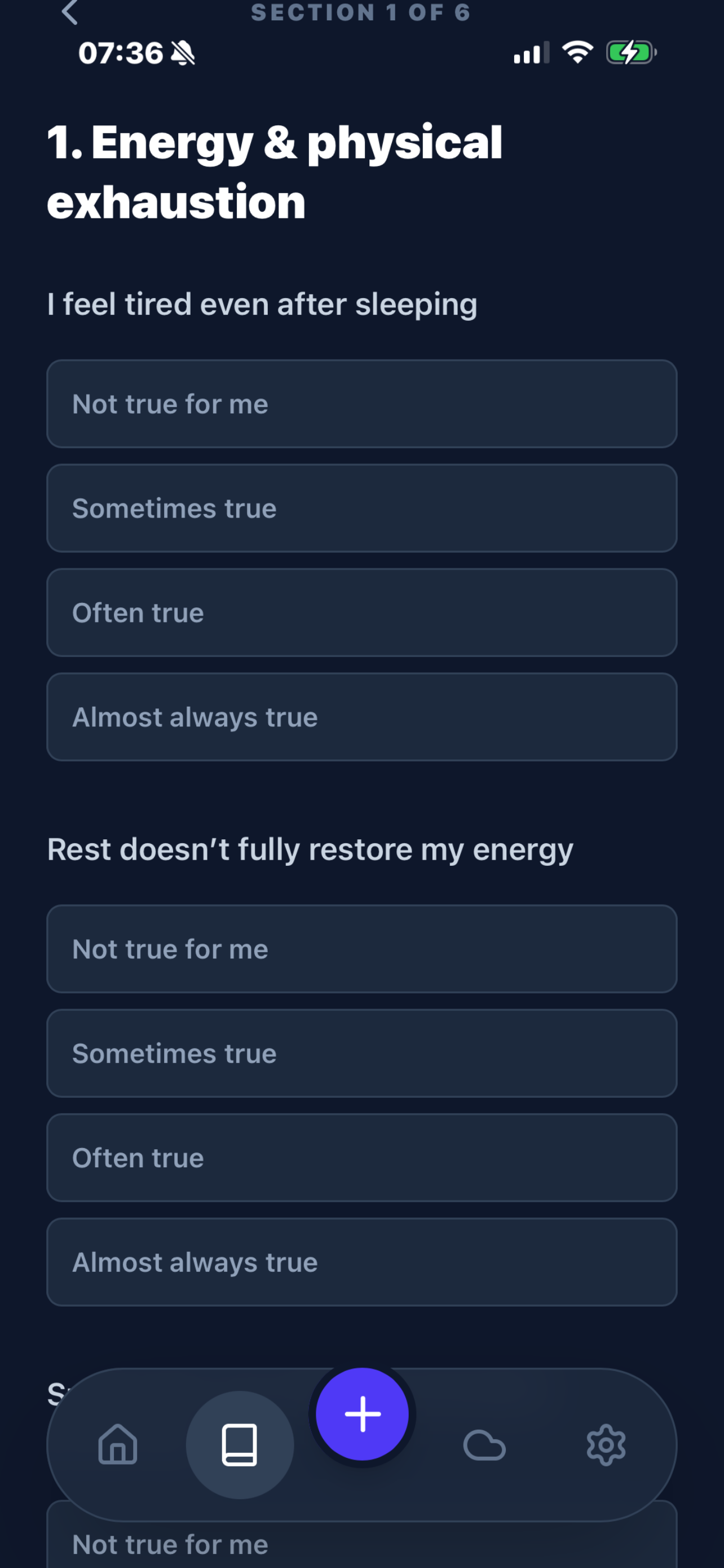 Restore ADHD Burnout Tracker screenshot 5